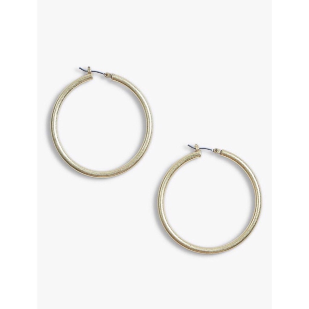 NWOT Lucky Brand Gold Hoops
